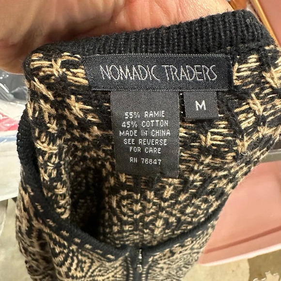 Nomadic Traders Zippered Cardigan Sweater - Picture 2 of 5